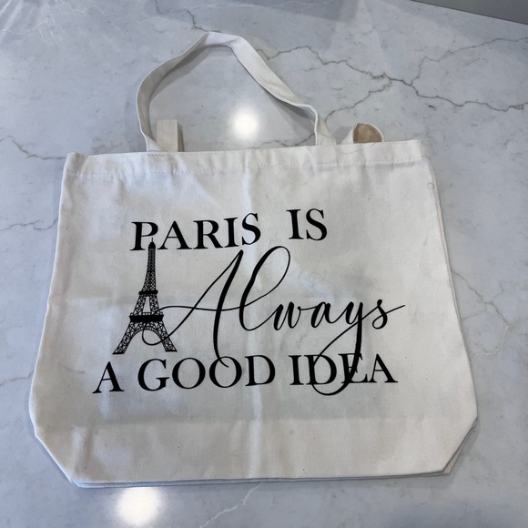 Handbags - Paris Is Always a Good Idea Canvas Tote